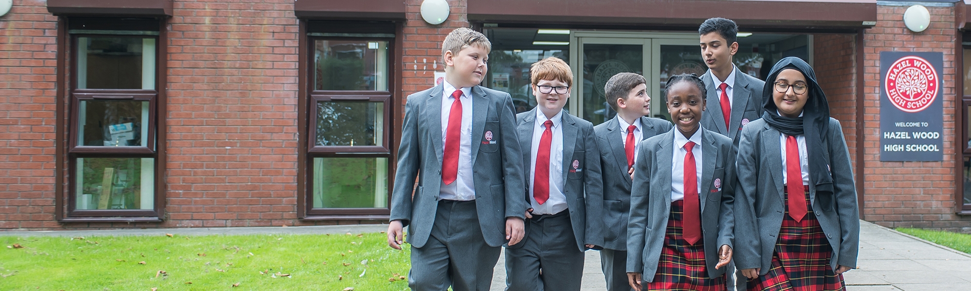 Hazel Wood High School pupils in woodwork class